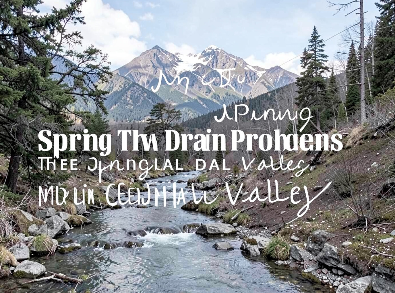 Spring Thaw Drain Problems In The Mendenhall Valley